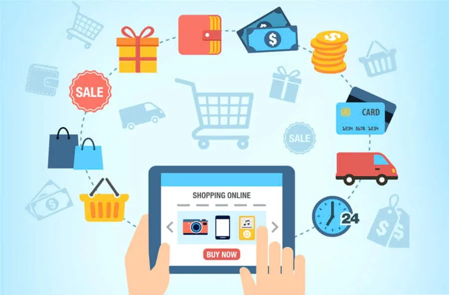hinh anh minh hoa shopping online