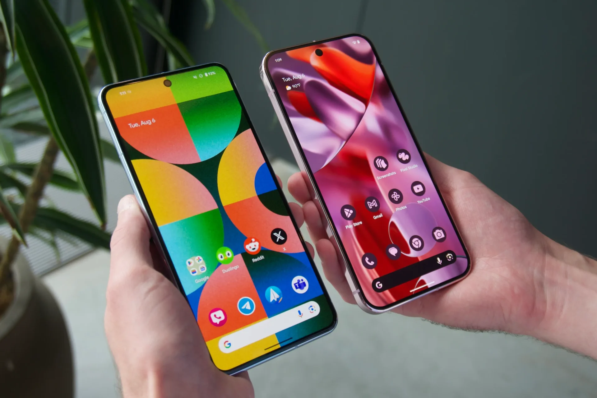 so sanh man hinh 9 pro xl va 8 pro